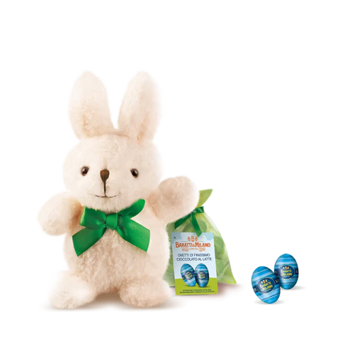 Teneri Coniglietti Peluche Con Ovetti Al Latte 35g - Baratti & Milano