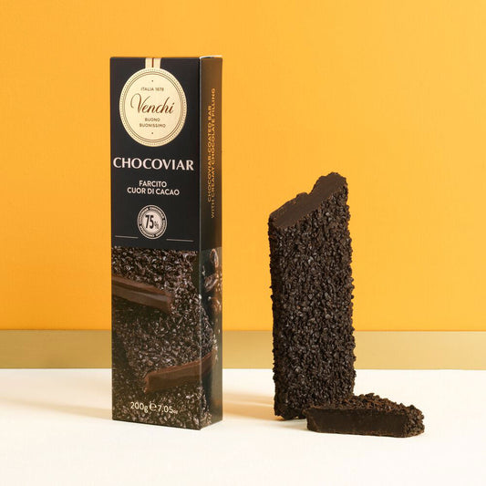 Stecca Chocoviar 75% ricoperta 200 gr Venchi