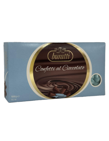 Confetti al Cioccolato Fondente - Azzurro - Kg 1