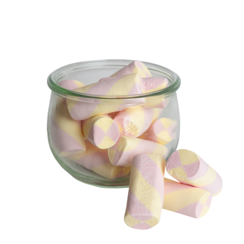 Marshmallow Tubo Giallo e Rosa