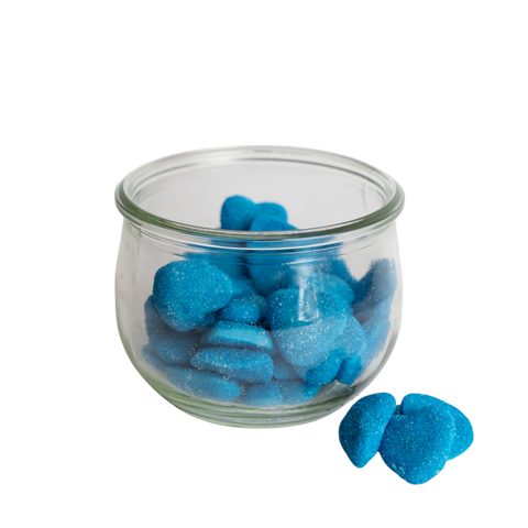 Caramelle Gommose Cuori Frizzanti Blu Vidal