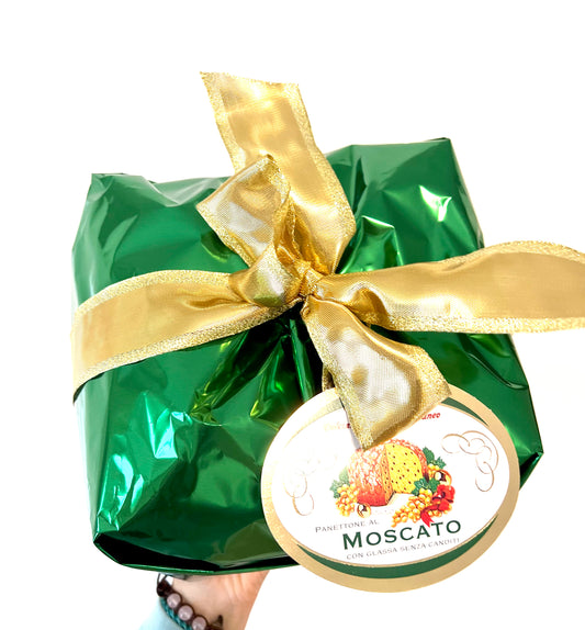 Panettone Dolciaria Cidneo al Moscato 1kg - Tuttodolceshop