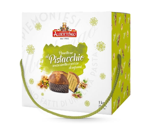 Panettone Albertengo Pistacchio astuccio 1kg